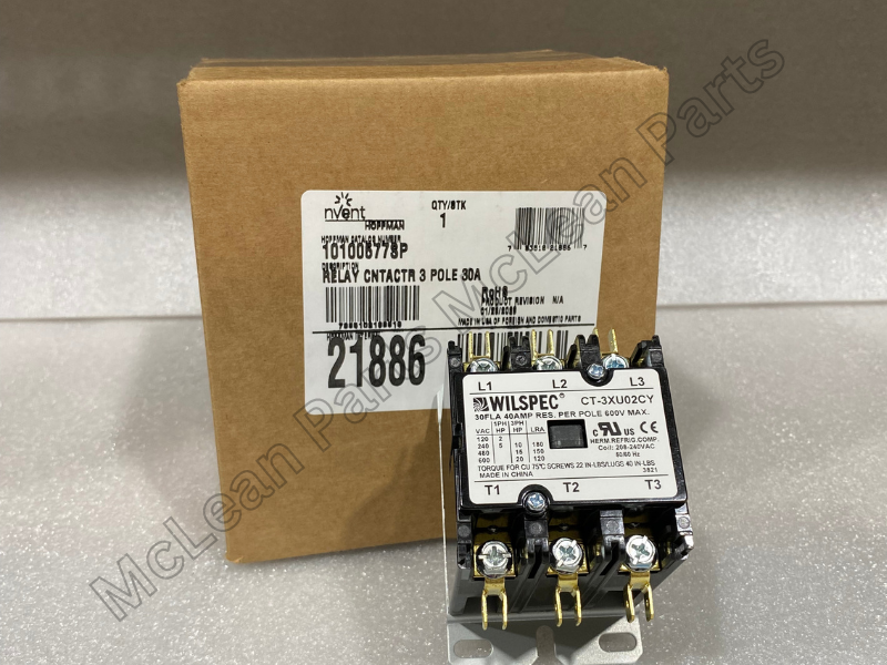 nVent 10100577SP Contactor, 30A 3 Pole